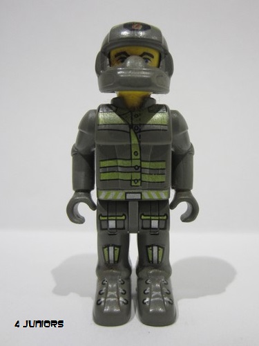lego 2001 mini figurine js010 Res-Q Closed Faced Helmet 