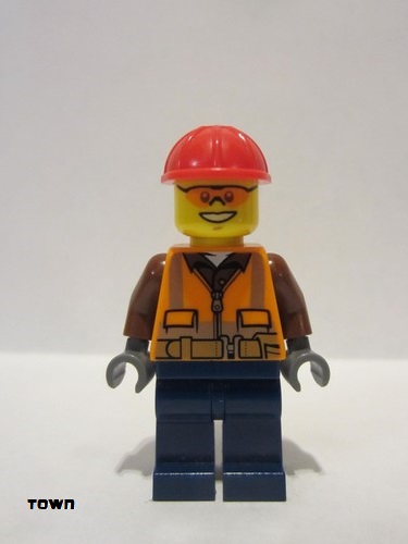 lego 2015 mini figurine cty0584 Construction Worker