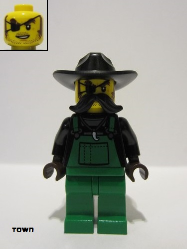 lego 2022 mini figurine cty1367 Police - Crook Snake Rattler