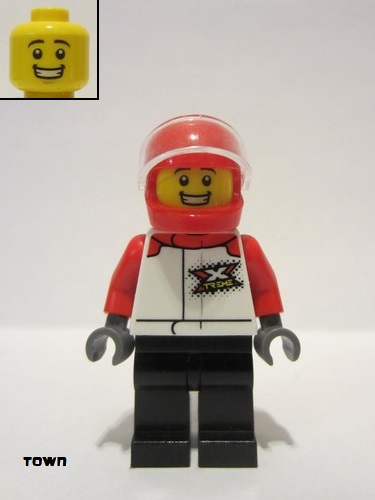 lego 2022 mini figurine cty1419 Motorcycle Driver