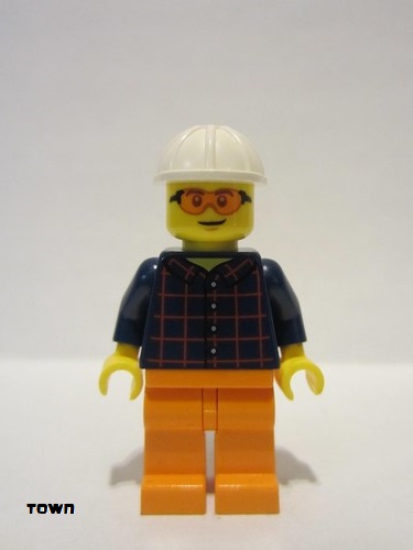 lego 2022 mini figurine cty1435 Construction Worker