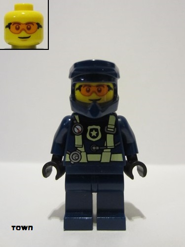 lego 2022 mini figurine cty1475 Police - City Officer
