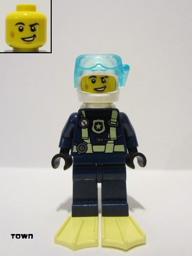 lego 2022 mini figurine cty1477 Police - City Officer