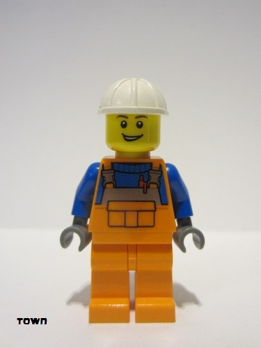 lego 2022 mini figurine cty1509 Construction Worker