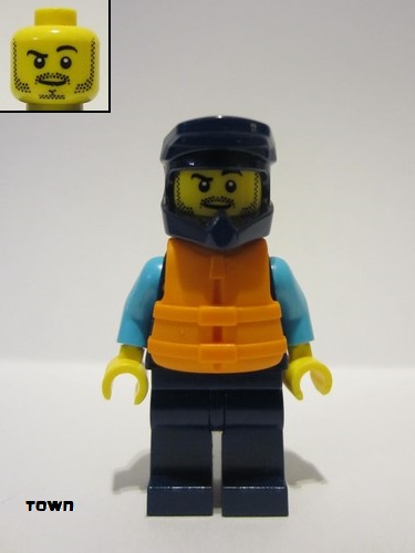 lego 2023 mini figurine cty1687 Arctic Explorer Water Scooter Driver