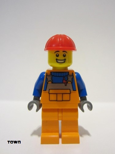 lego 2023 mini figurine cty1688 Construction Worker