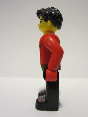 lego 2001 mini figurine cre011 Max Red Torso, Black Legs 