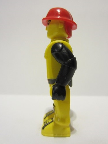 lego 2001 mini figurine js007 Fireman in Hat #07 . .
