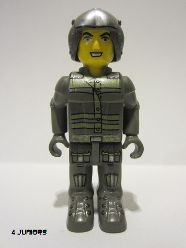 lego 2001 mini figurine js018 Res-Q Open Faced Helmet without Sunglasses 