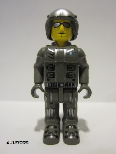 lego 2002 mini figurine js014 Res-Q Open Faced Helmet and Sunglasses 