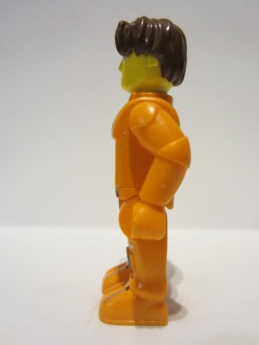 lego 2002 mini figurine js025 Jack Stone Orange Jacket 