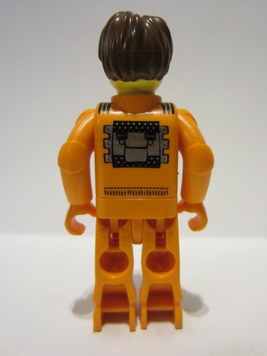 lego 2002 mini figurine js025 Jack Stone Orange Jacket 