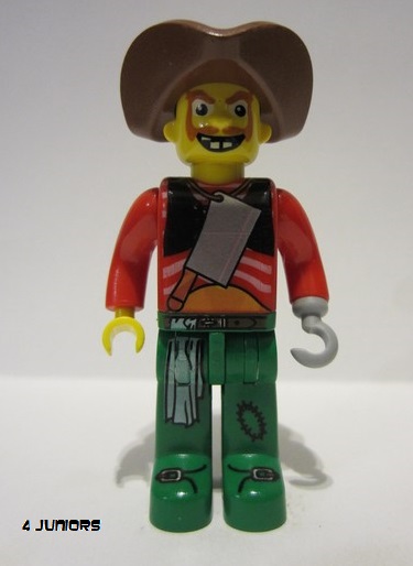 lego 2004 mini figurine 4j010 Pirates Harry Hardtack 