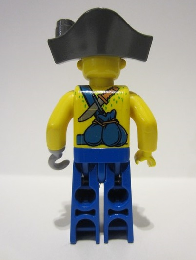 lego 2004 mini figurine 4j015 Pirates Captain Kragg 