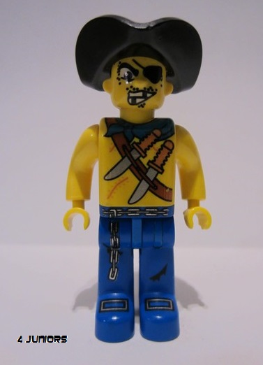 lego 2004 mini figurine 4j016 Pirates Drake Dagger 