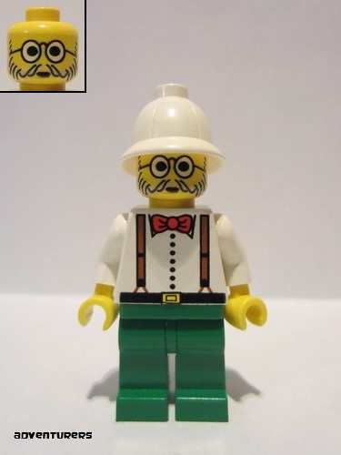 lego 1998 mini figurine adv006 Dr. Charles Lightning