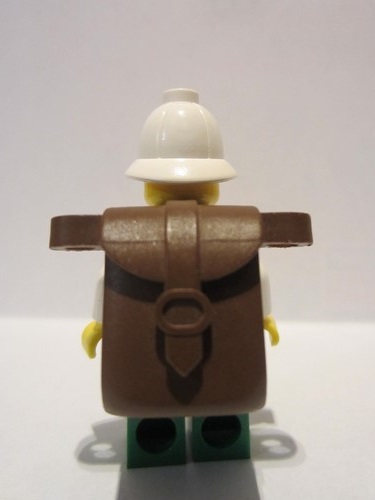 lego 1998 mini figurine adv040 Dr. Charles Lightning With Backpack 