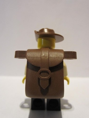 lego 1998 mini figurine adv041 Johnny Thunder Desert, with Backpack 