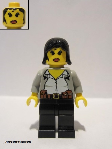 lego 2000 mini figurine adv002 Alexis Sanister  