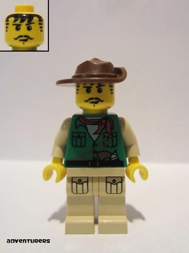 lego 2003 mini figurine adv024 Johnny Thunder