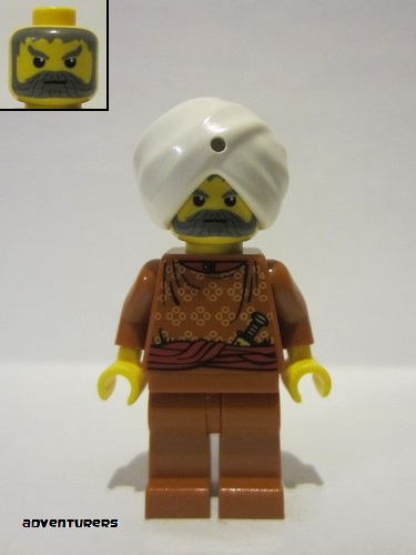 lego 2003 mini figurine adv030 Maharaja Lallu