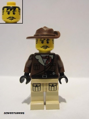 lego 2003 mini figurine adv037 Johnny Thunder