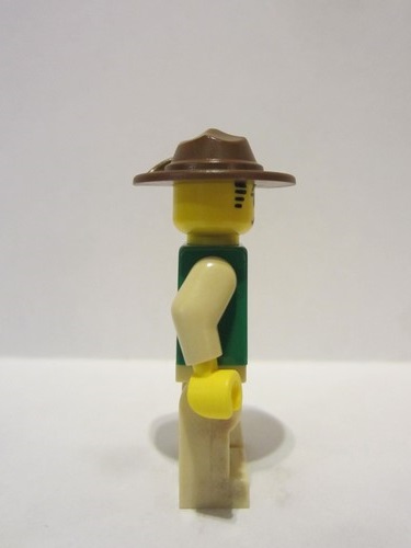 lego 2003 mini figurine adv054 Johnny Thunder Expedition, with Plain Tan Legs 