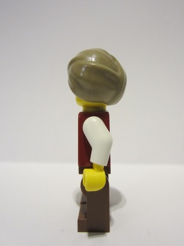 lego 2011 mini figurine adv053b Snake Charmer Reddish Brown Eyebrows 