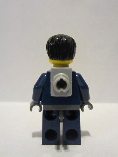 lego 2008 mini figurine agt004 Agent Chase Dual Sided Head, Neck Bracket 