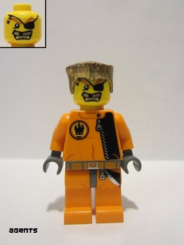 lego 2008 mini figurine agt007 Gold Tooth