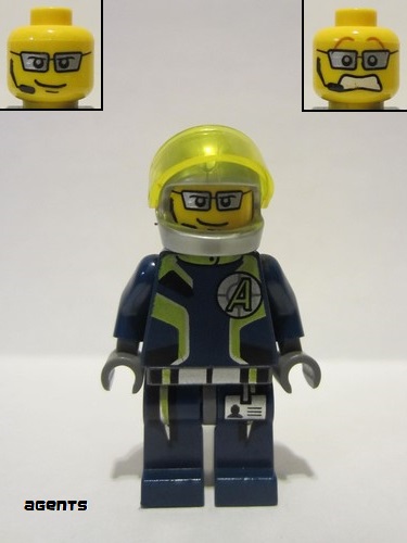 lego 2008 mini figurine agt009 Agent Fuse