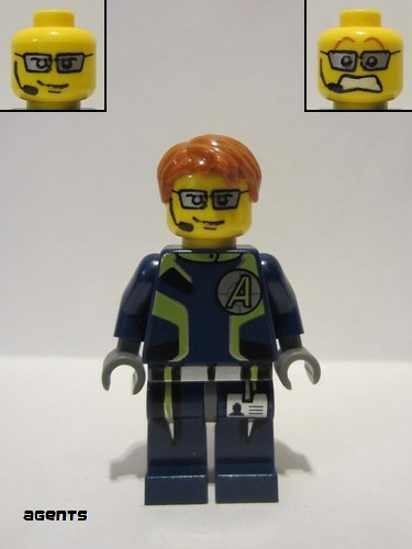 lego 2008 mini figurine agt010 Agent Fuse  