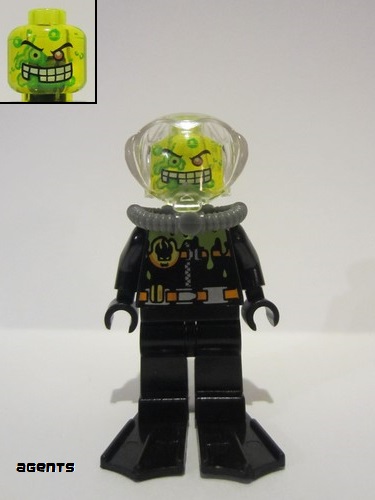 lego 2008 mini figurine agt019 Slime Face . .