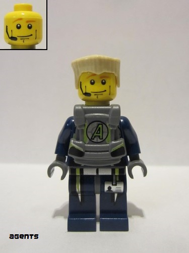 lego 2009 mini figurine agt021 Agent Swipe