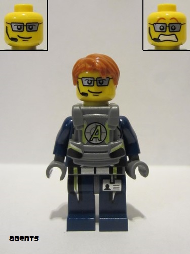 lego 2009 mini figurine agt022 Agent Fuse