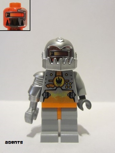 lego 2009 mini figurine agt027 Magma Commander . .