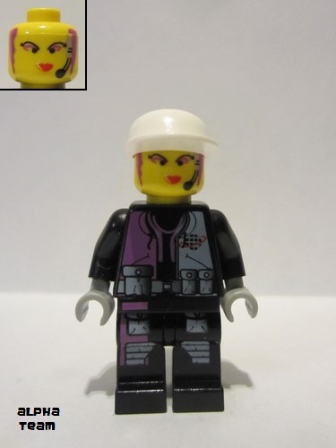 lego 2001 mini figurine alp009 Radia  