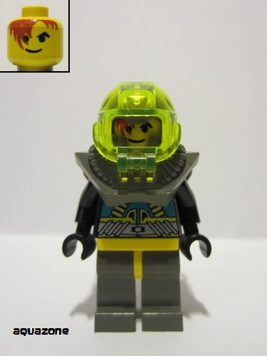 lego 1997 mini figurine aqu005 Aquaraider 2  