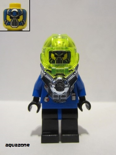 lego 1998 mini figurine aqu011 Hydronaut 3  