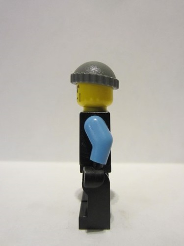 lego 2007 mini figurine aqu018 Aquaraider Diver 4 Dark Bluish Gray Knit Cap 