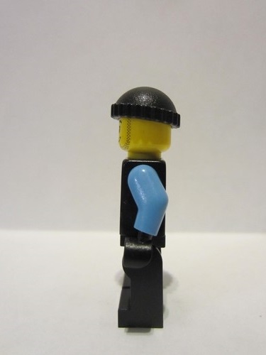 lego 2007 mini figurine aqu019 Aquaraider Diver 5 Black Knit Cap 