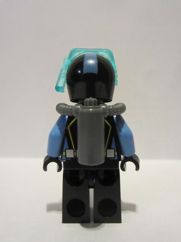 lego 2007 mini figurine aqu021 Aquaraider Diver 7 . .