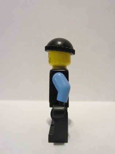 lego 2007 mini figurine aqu027 Aquaraider Diver 4 Black Knit Cap 