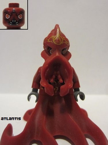 lego 2010 mini figurine atl007 Atlantis Squid Warrior