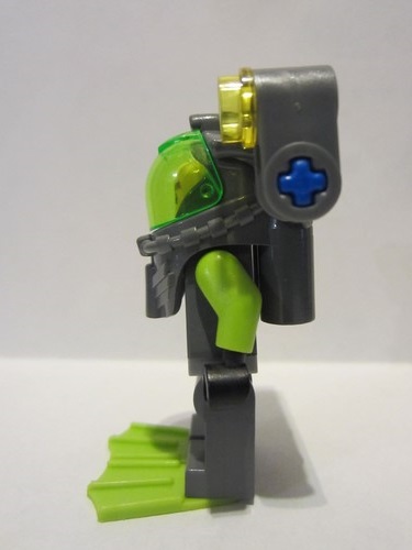 lego 2010 mini figurine atl012 Atlantis Diver 1 Axel - With Vertical Lights 