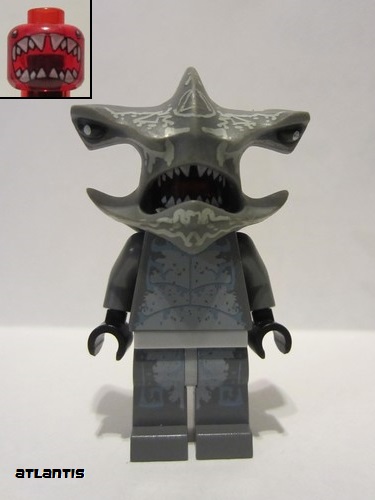 lego 2011 mini figurine atl017 Atlantis Hammerhead Warrior . .
