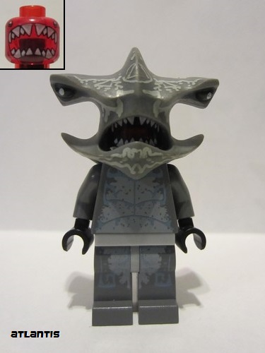 lego 2011 mini figurine atl017 Atlantis Hammerhead Warrior