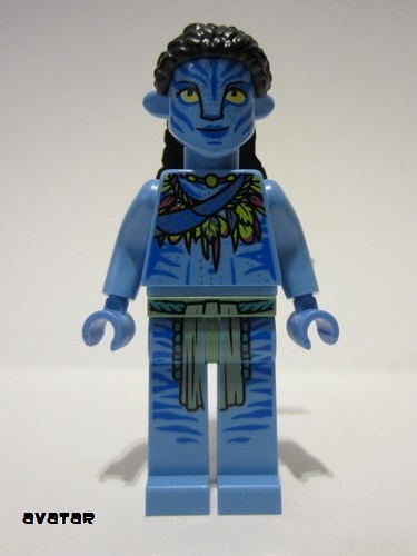 lego 2022 mini figurine avt004 Neytiri Lime and Magenta Feather Necklace 