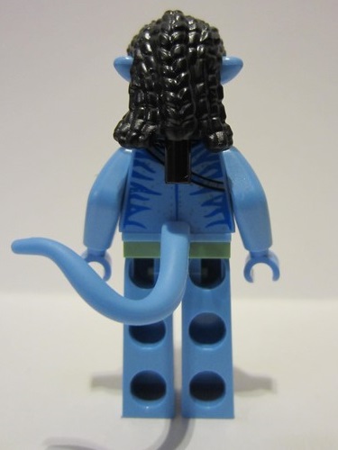 lego 2022 mini figurine avt012 Neytiri Lime and Magenta Feather Necklace, Headband, Open Mouth Smile 