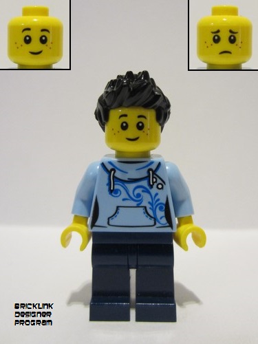 lego 2023 mini figurine adp074 Exhibition Staff